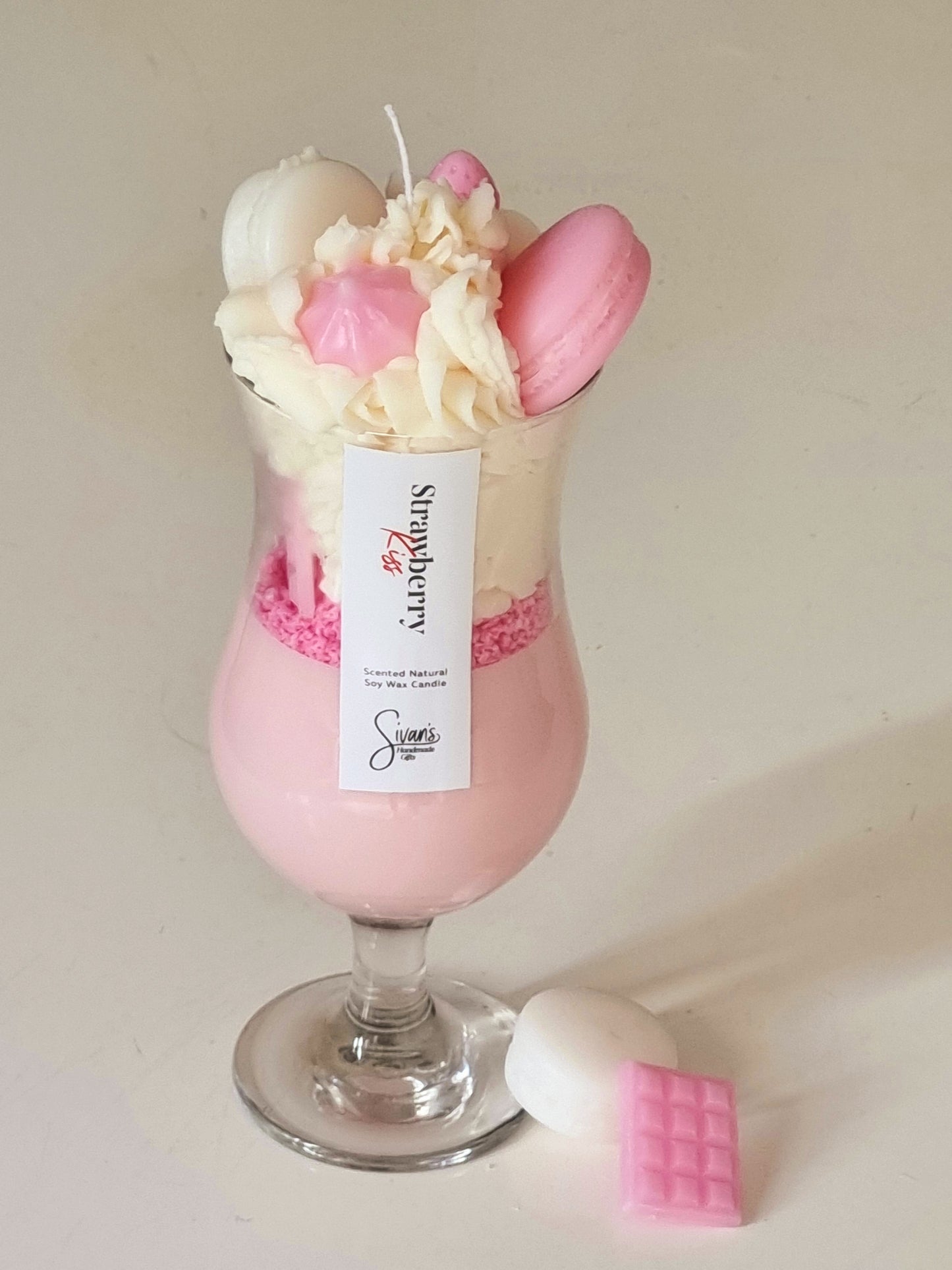 Strawberry kiss soy candle