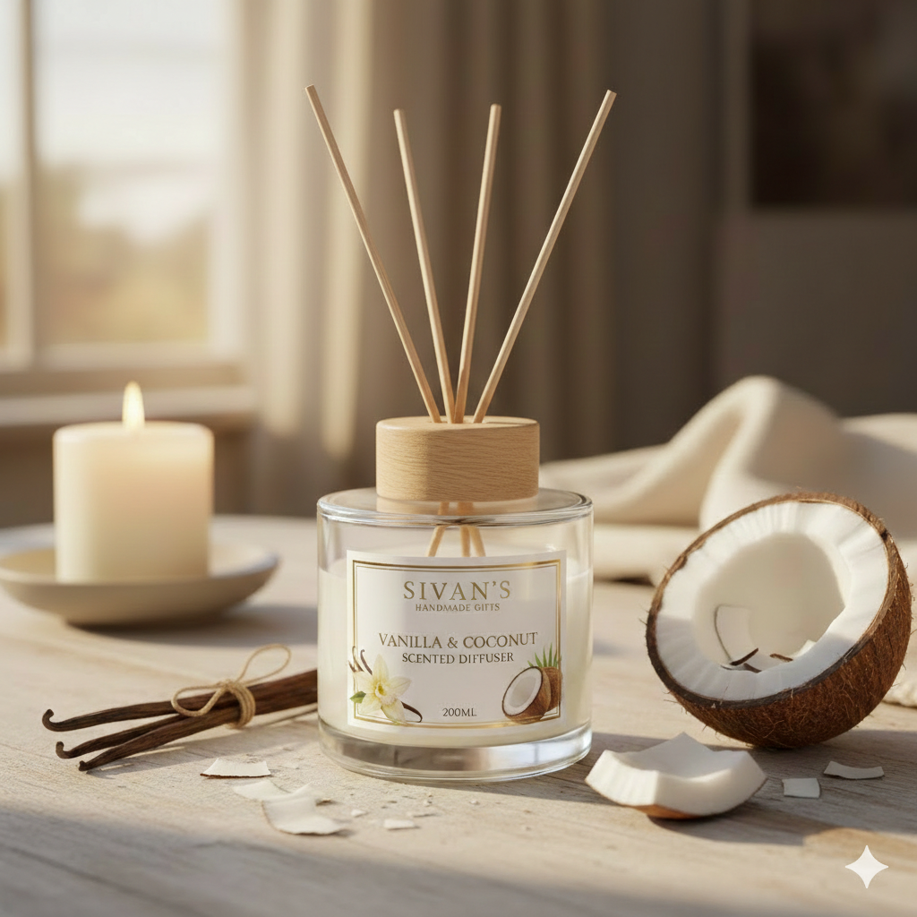 Diffuser Scent (Vanilla & Coconut) 200ml