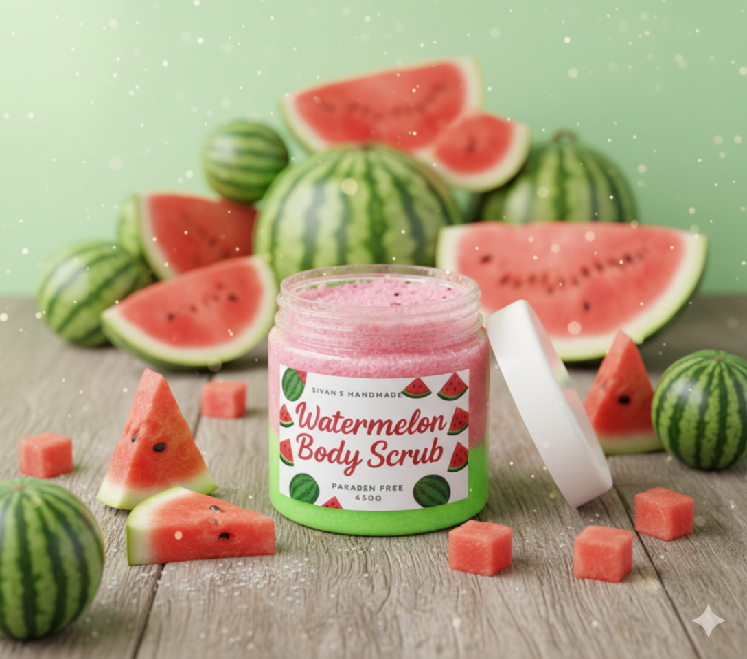 Watermelon body scrub