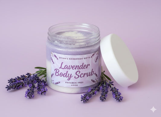 Lavender body scrub