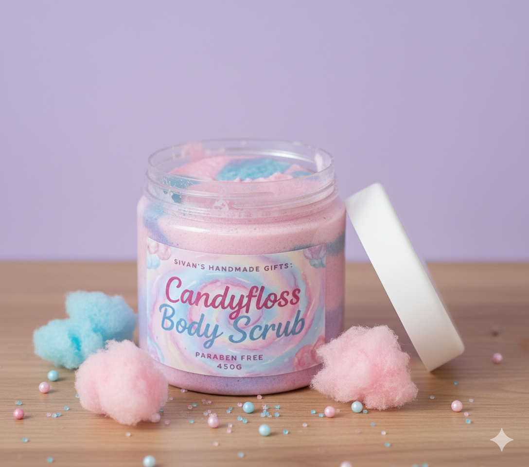Candyfloss body scrub