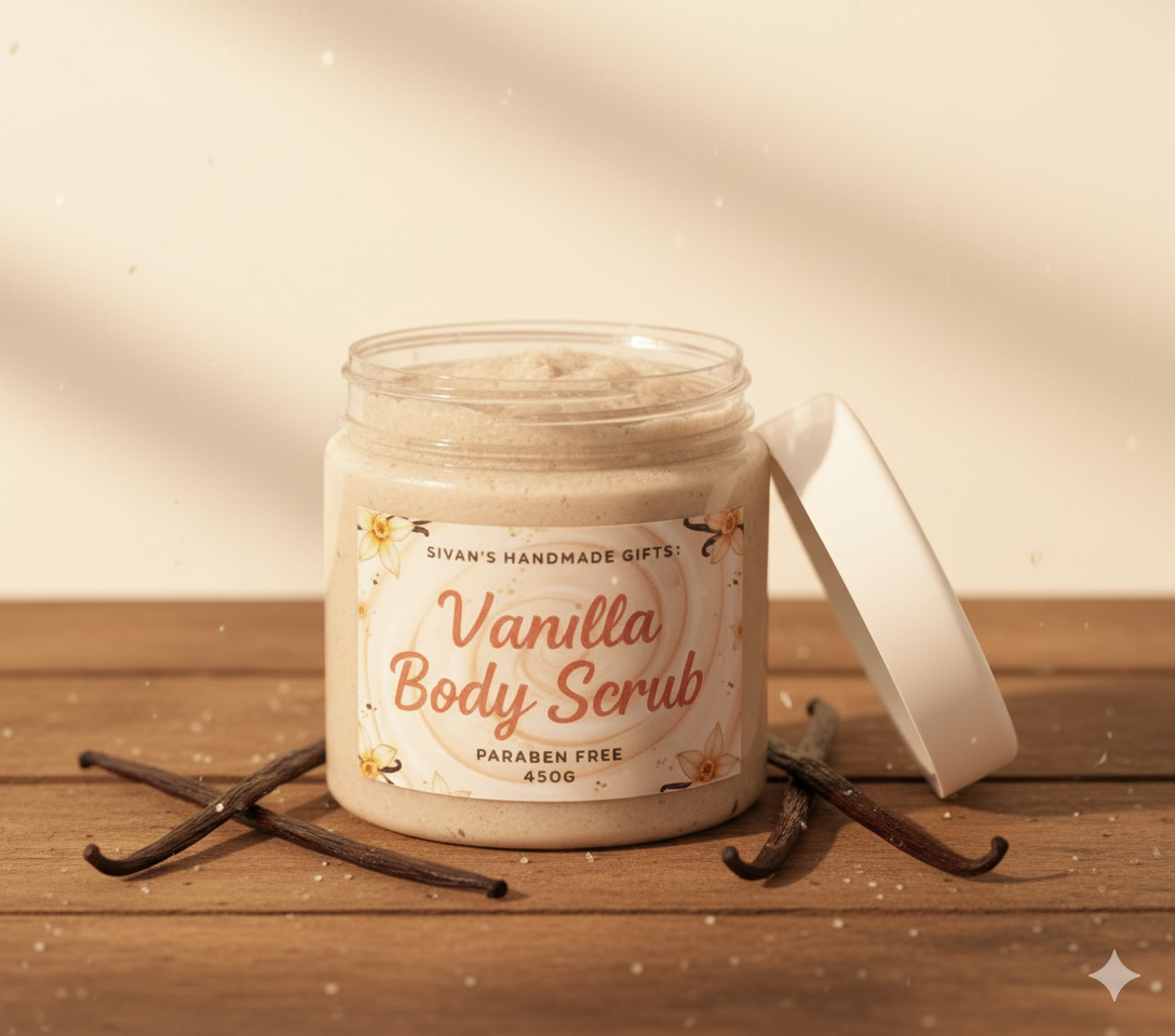 Vanilla body scrub