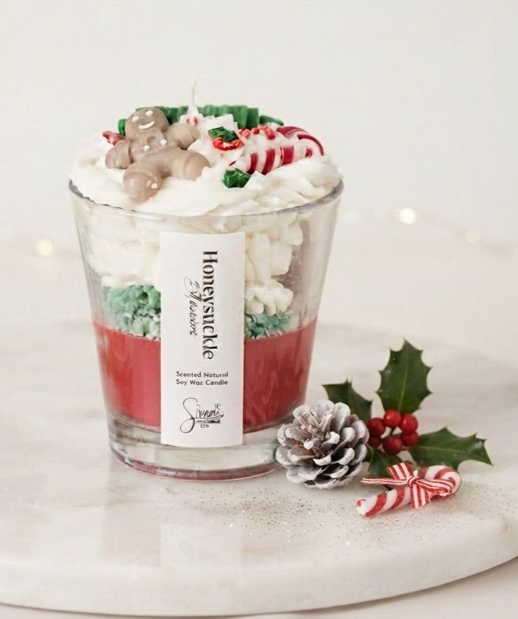 Christmas dessert scented candle