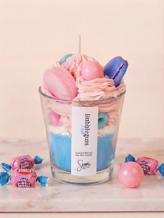 Bubblegum scented candles