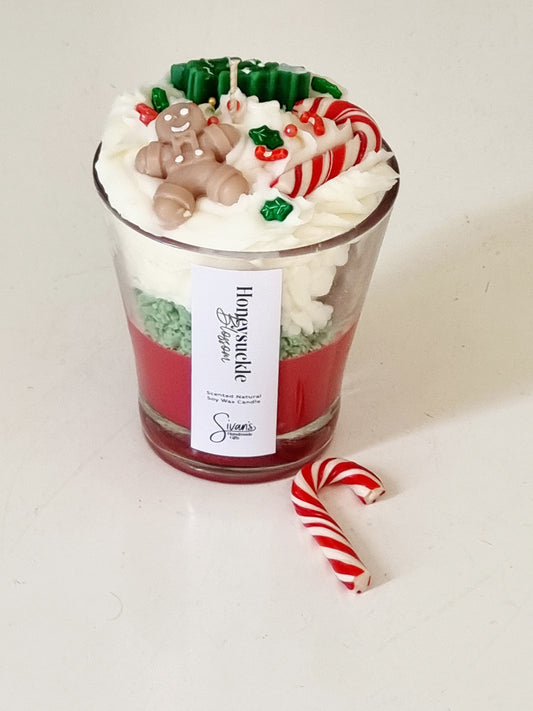 Christmas dessert scented candle